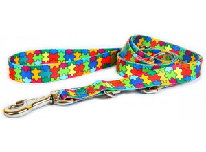 Matteo Adjustable Dog Leash 15mm, puzzle