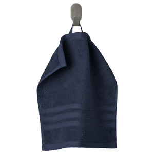 BROKGLIM Washcloth, dark blue, 30x30 cm