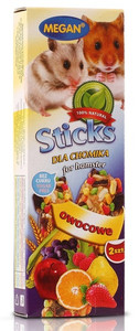 Megan Sticks Snack for Hamster Fruit 2pcs