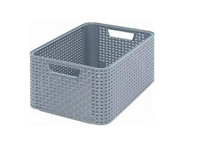 Curver Storage Basket M 18l, light grey