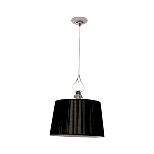 Pendant Lamp Gillenia 1 x 60W E27, black