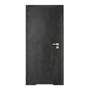 Internal Door, Undercut, Exmoor 80, left, dark concrete