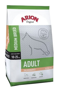 Arion Original Dog Food Adult Medium Salmon & Rice 12kg