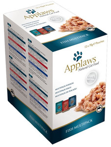 Applaws Natural Cat Food Fish Selection Multi Pack 12x70g