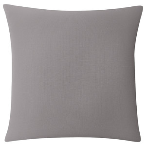 VIDEPLATTMAL Cushion cover, light grey, 40x40 cm
