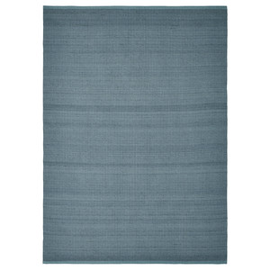 TIDTABELL Rug, flatwoven, grey-blue, 170x240 cm