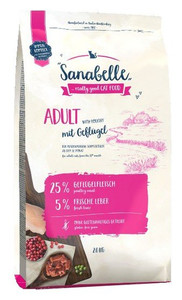 Sanabelle Adult Dry Cat Food with Poultry 10kg