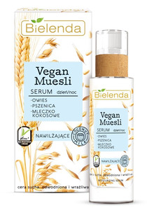 Bielenda Vegan Muesli Moisturising Day & Night Serum for Dry, Dehydrated & Sensitive Skin 30ml