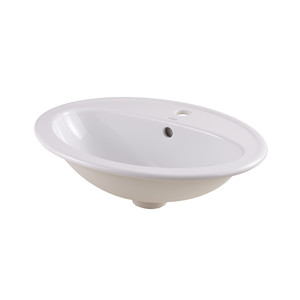 GoodHome Countertop Ceramic Wash-Basin Turso 53.5 x 41 cm, white