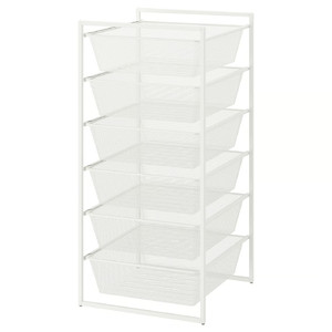 JONAXEL Frame with mesh baskets, 50x51x104 cm