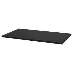 IDÅSEN Tabletop, black, 120x70 cm