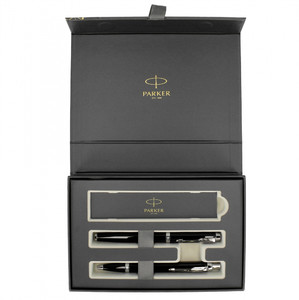 Parker Gift Set IM Black CT - Fountain Pen & Ballpoint Pen