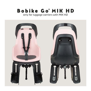 Bobike Bicycle Seat GO MIK HD 9-22kg, Candy Pink
