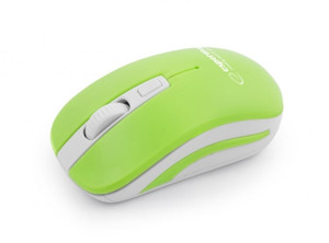 Esperanza Wireless Optical Mouse 2.4GHz URANUS, white-green