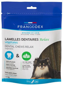 Francodex Dental Dog Chews Relax Mini 15pcs 228g