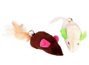 Dingo Plush Mice Toys 2pcs