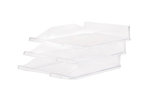 Bantex Letter Tray Budget, 1pc, clear