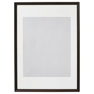 KLOTKÖRSBÄR Frame, oak effect/dark brown, 50x70 cm