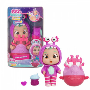 Cry Babies Doll Magic Tears Stars Jumpy Monsters, Bubu 3+