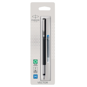 Parker Vector Standard Black Fountain Pen