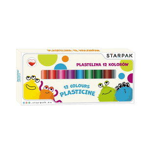 Starpak Plasticine 12 Colours Monster