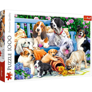 Trefl Jigsaw Puzzle Dogs in the Garden 1000pccs 12+