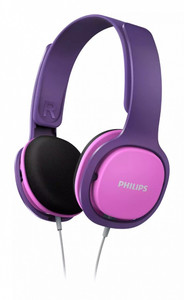 Philips Headset Children's Headphones SHK2000PK, pink-purple