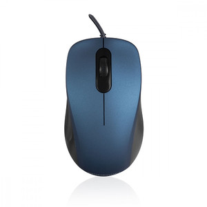 Modecom Wired Optical Mouse M10S SILENT, blue