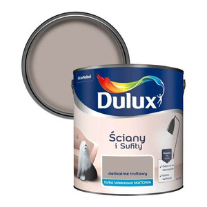 Dulux Walls & Ceilings Matt Latex Paint 2.5l gently truffle