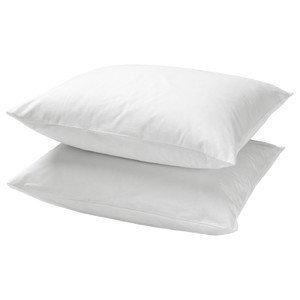 DVALA Pillowcase, white, 50x60 cm, 2 pack