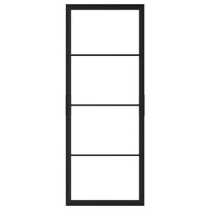SKYTTA Sliding door frame, black, 77x196 cm