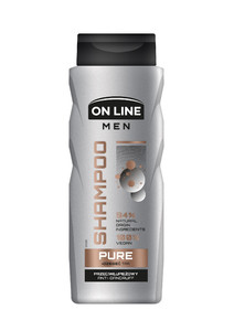 On Line Men Anti-Dandruff Shampoo Natural & Vegan 400ml