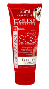 Eveline Extra Soft SOS Rescue Cream for Hands Intensive Regeneration 100ml
