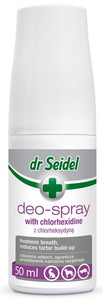 Dr Seidel Dental Deo-Spray with Chlorhexidine for Dogs & Other Pets 50ml
