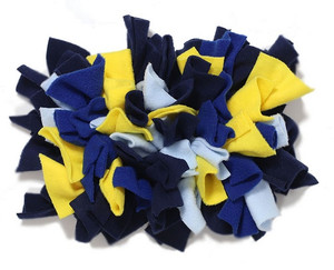MIMIKO Pets Snuffle Mat for Dogs and Cats Small, yellow, dark blue, blue