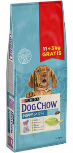 Purina Dog Food Dog Chow Puppy Lamb 14kg (11+3kg)