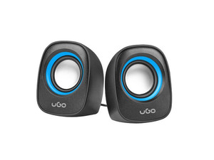 UGo Computer Speakers 2.0 Tamu S100, blue
