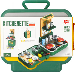 Kitchenette Playset Portable 3in1 3+