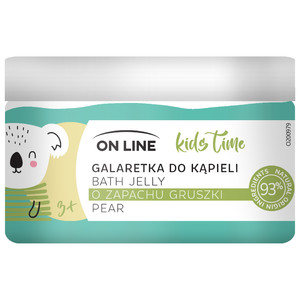 On Line Kids Time Bath Jelly Pear 3+ 93% Natural 230ml