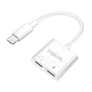 LogiLink USB-C adapter with PD 2xUSB-C, max 60W
