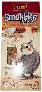 Vitapol Orange Smaker Seed Snack for Cockatiel 2-pack