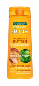 Fructis Oil Repair 3 Butter Shampoo for Dry & Damaged Hair 400ml