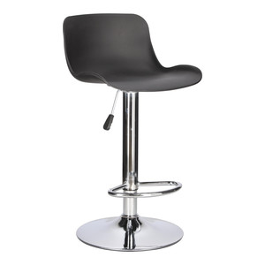 Bar Stool Inge, black/chrome