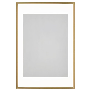 SILVERHÖJDEN Frame, gold-colour, 61x91 cm