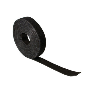 Cable Strap, Velcro Tape, 10m, Black 