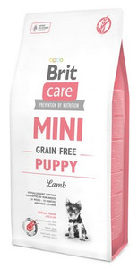 Brit Care Dog Food Grain Free Mini Puppy Lamb 2kg