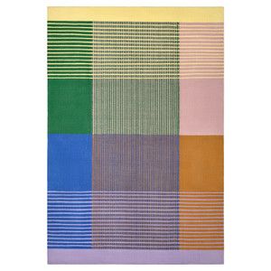 TESAMMANS Rug, flatwoven, multicolour, 155x220 cm