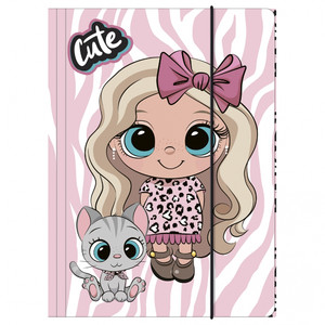 Folder with Elastic Cute A4 1pc