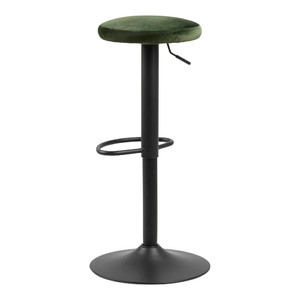 Bar Stool Finch, velvet, Forest green