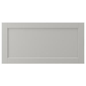 LERHYTTAN Drawer front, light grey, 80x40 cm